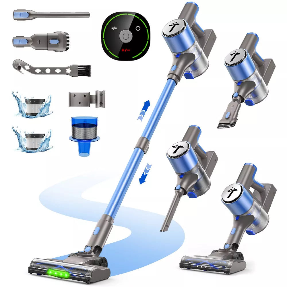 Teendow V10 PRO 300W Cordless Stick Vacuum Cleaner, 50KPa Lightweight