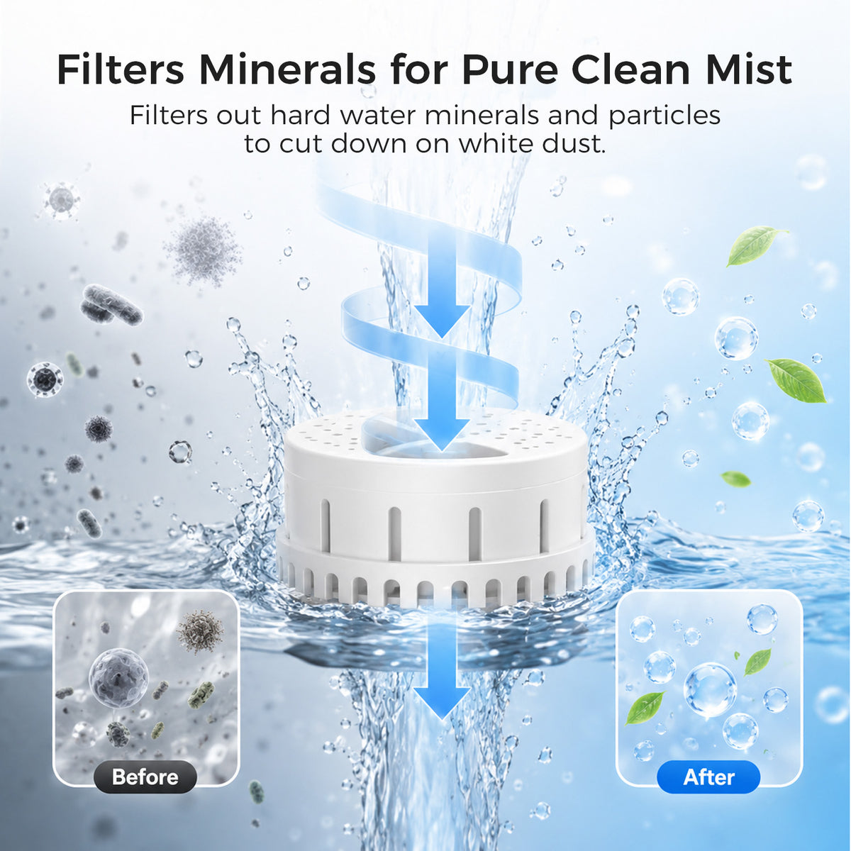 10L Humidifier, 600 sq.ft, 85H Max Runtime, Cool Mist Humidifier for Bedroom with App & Remote Control, 4 Mist Levels