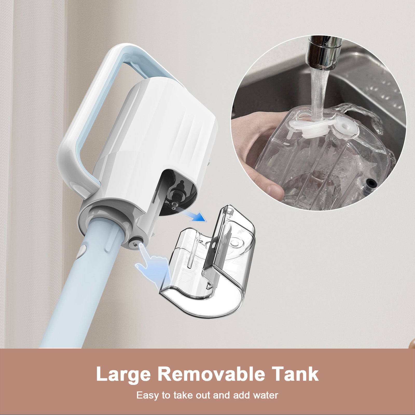 Teendow SC05 6-in-1 Steam Mop for Floor Cleaning
