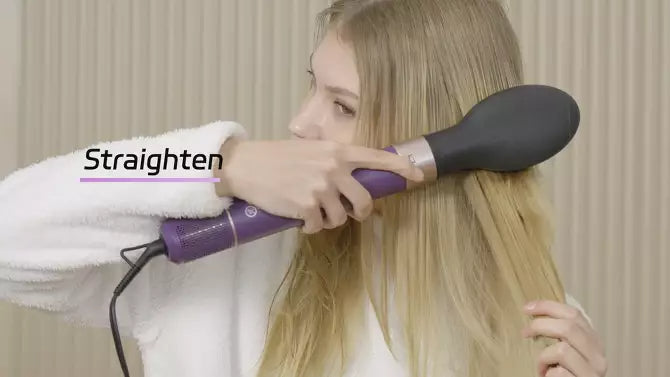 HB-801i Hair Dryer Brush for Fast Drying/Straightening/Curling
