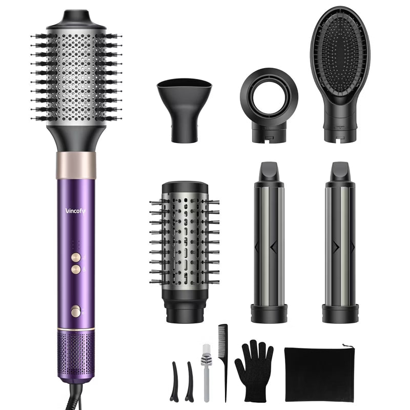HB-801i Hair Dryer Brush for Fast Drying/Straightening/Curling