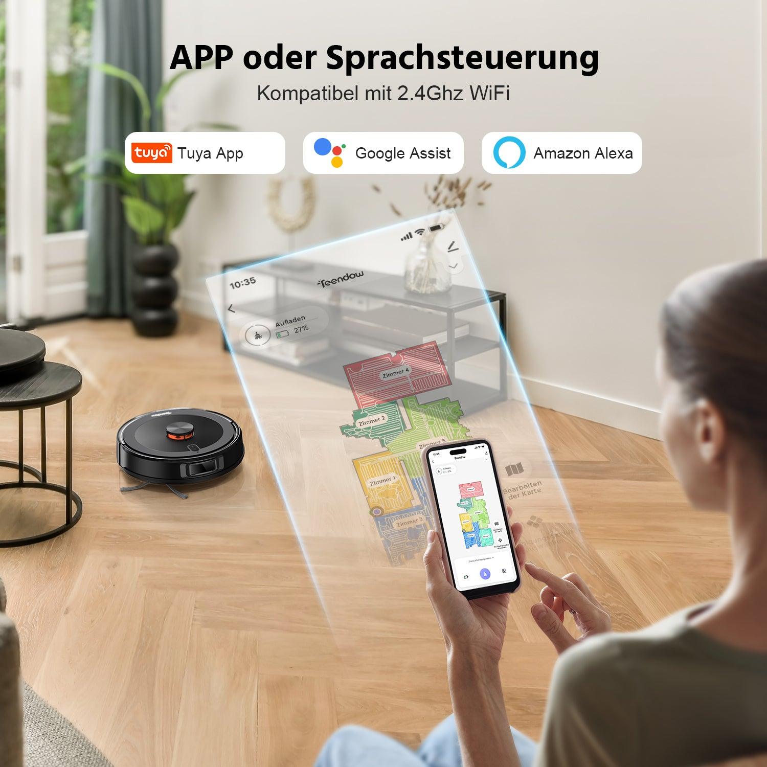Aspirateur robot 2 en 1 Teendow D10S MAX 