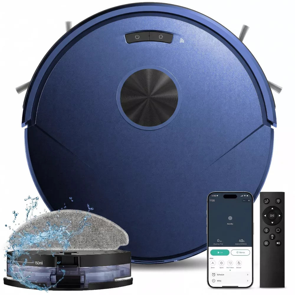 Teendow Br151 Saug-Wisch-Roboter-Kombi, WLAN/Alexa/App