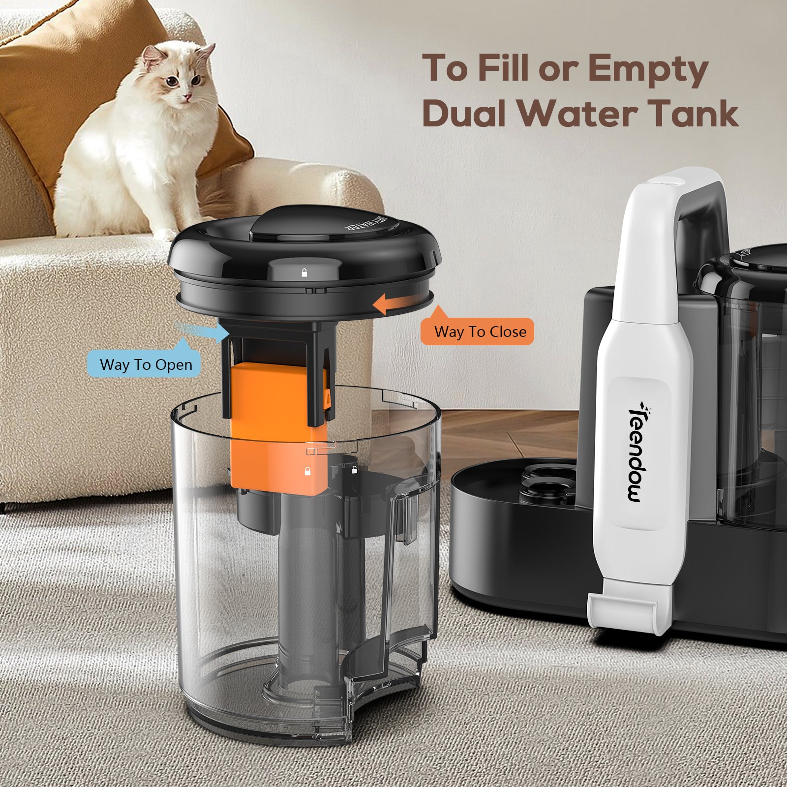 Teendow C5 Carpet Cleaner Vacuums - Teendow