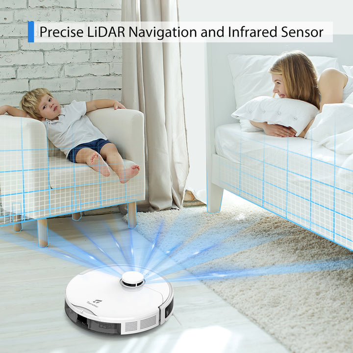 Teendow L12 - All-in-One Robot Vacuum with Self-empty Station