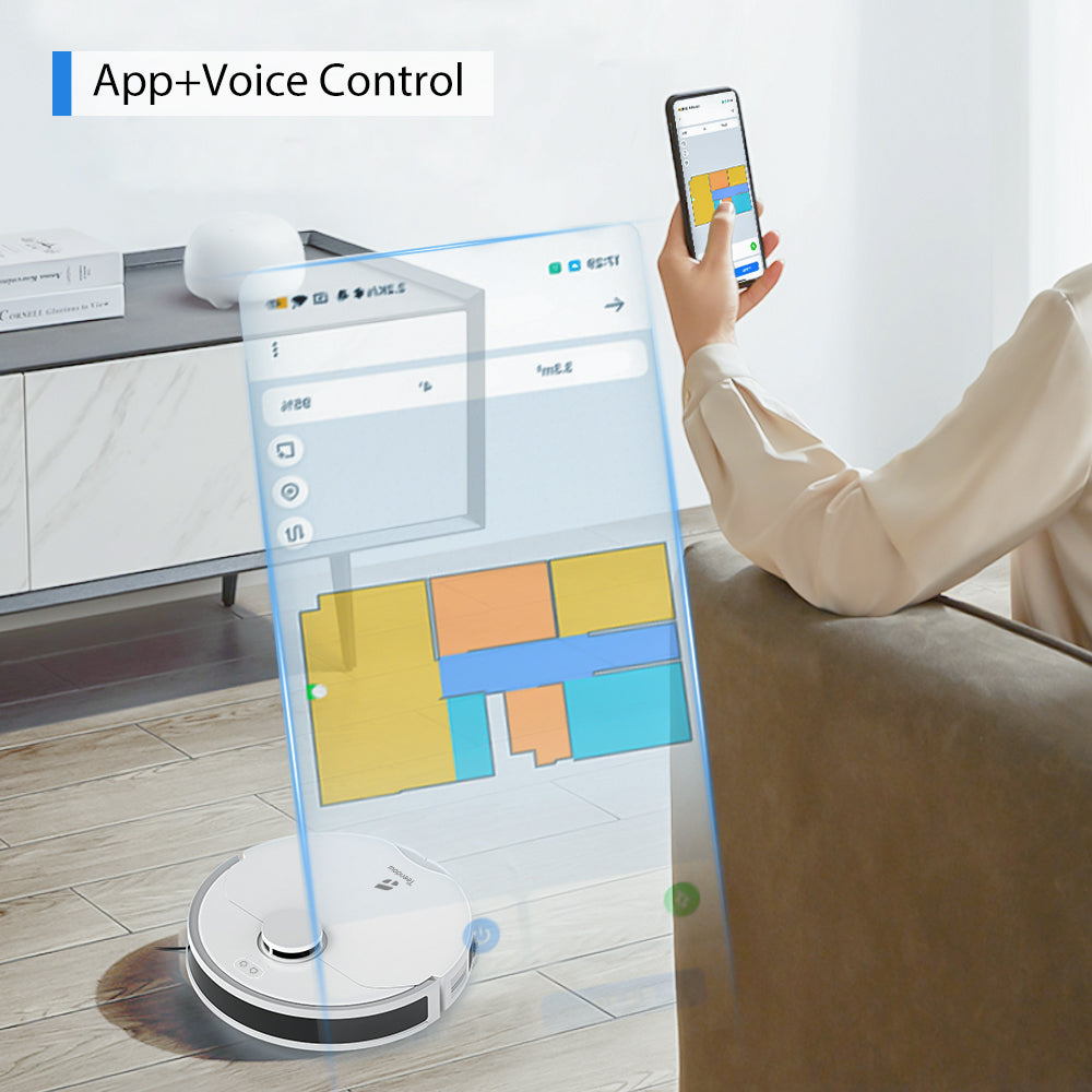 Teendow L12 - All-in-One Robot Vacuum with Self-empty Station
